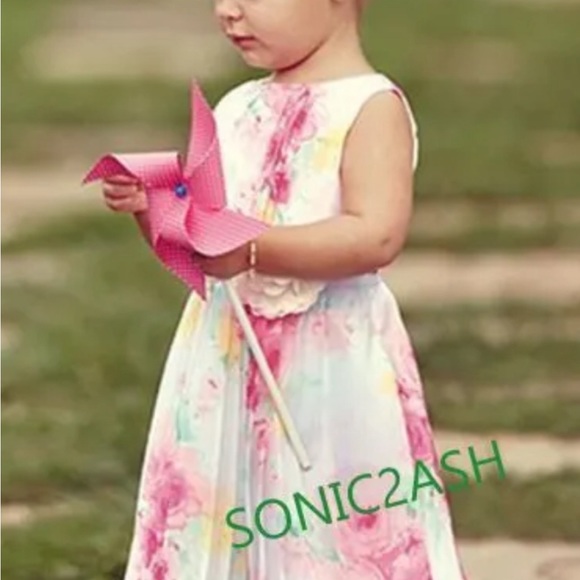 Janie and Jack size 25m/ 2 spring splendor EUC Easter dress, sweater, headband - Picture 2 of 10